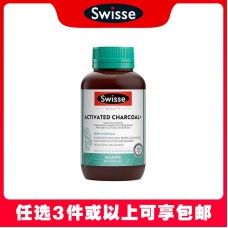 【任选3件包邮】Swisse 斯维诗 椰壳活性炭清油丸 120粒（澳洲单独发货，不与其它商品混发）